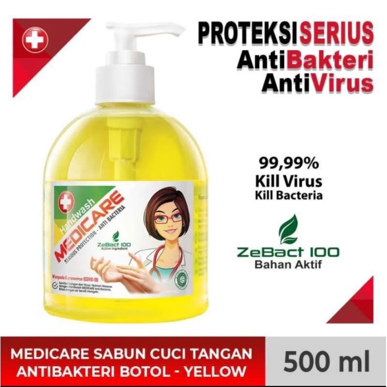 Medicare Handwash 500 ml - Yellow