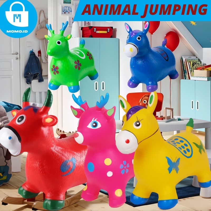 MAINAN ANAK / MAINAN ANIMAL JUMPING ANAK / ANIMAL JUMPING MUSIK / MAINAN KUDA KUDAAN ANAK