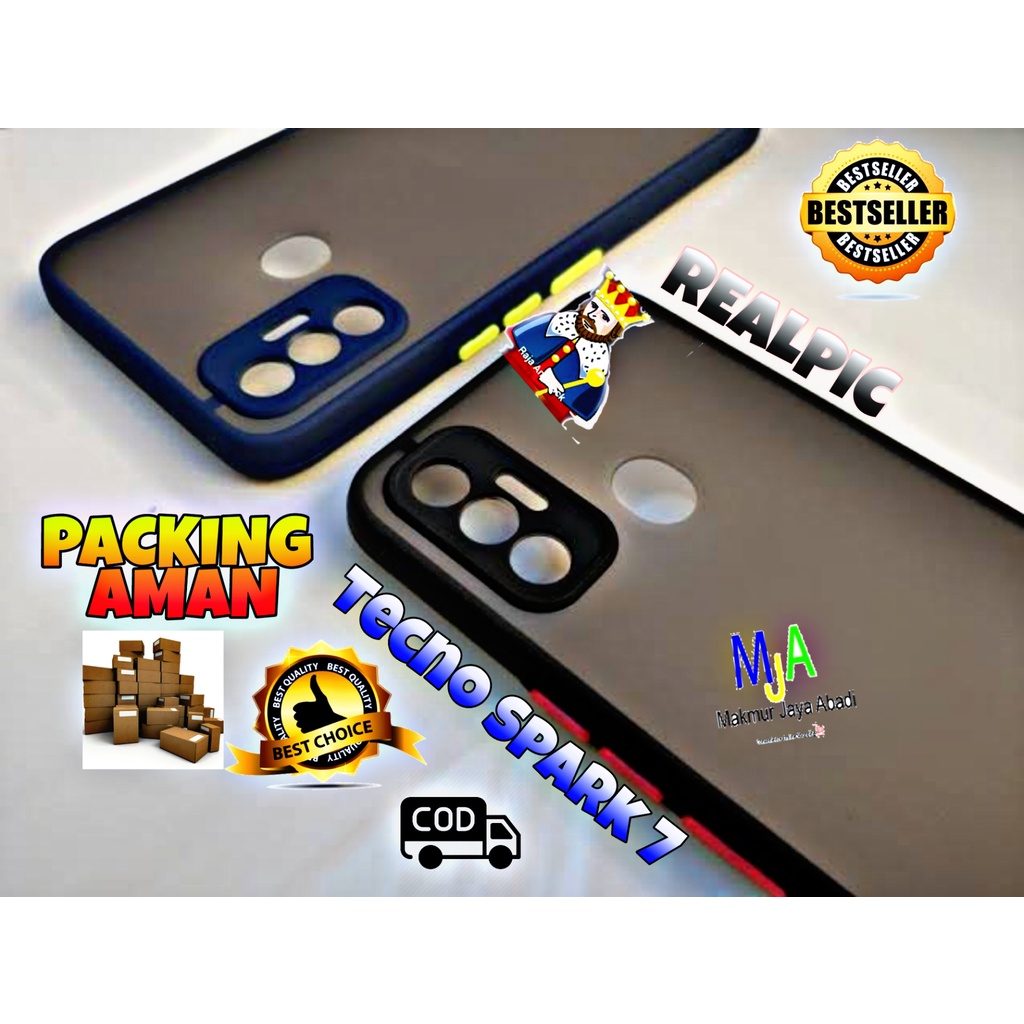 SOFTCASE TECNO SPARK 7 - CASE MATTE FULL COLOUR MY CHOICE BUMPER CASE PELINDUNG KAMERA