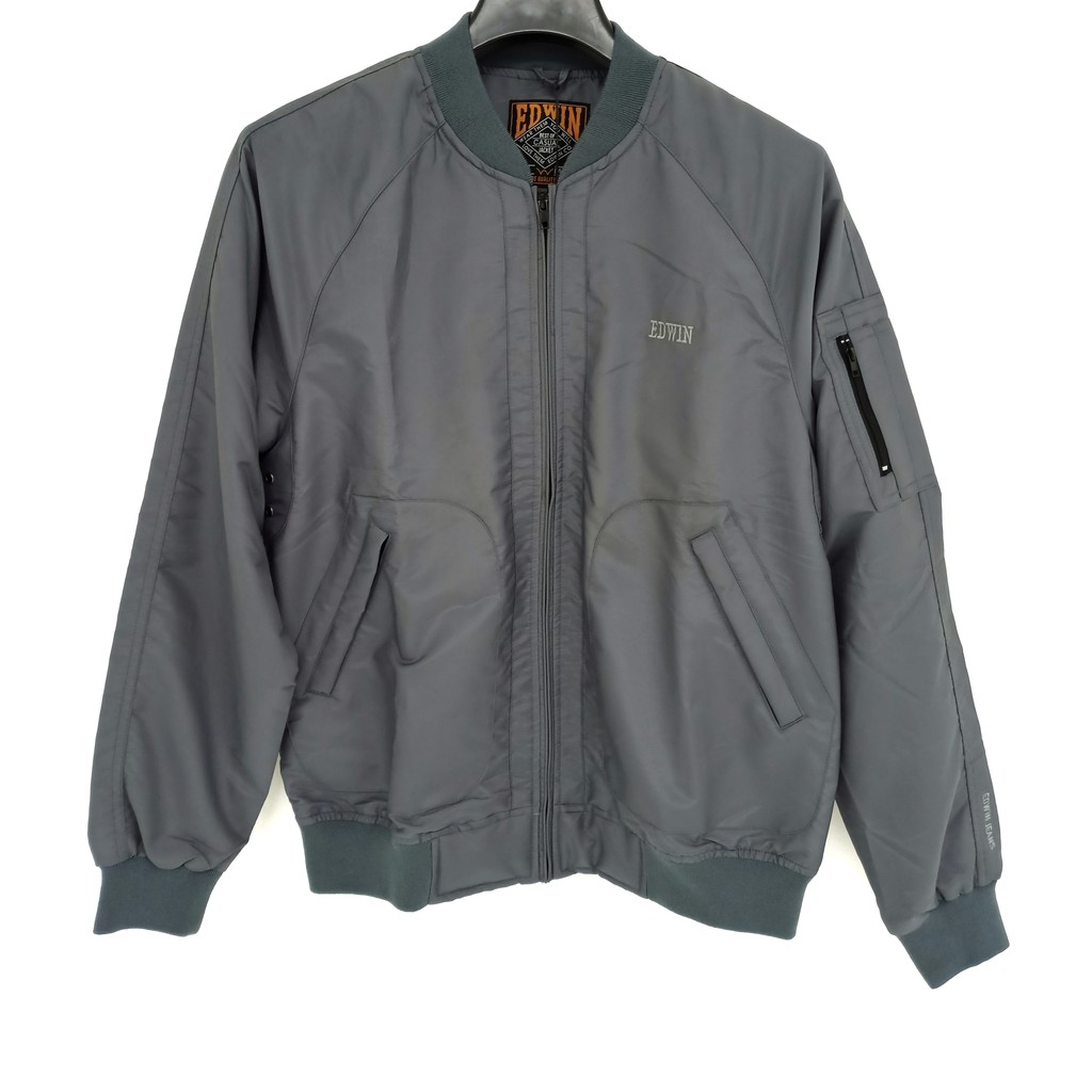 (CLEARANCE SALE) EDWIN Jeans Jaket Bomber Grey #EDPRS06