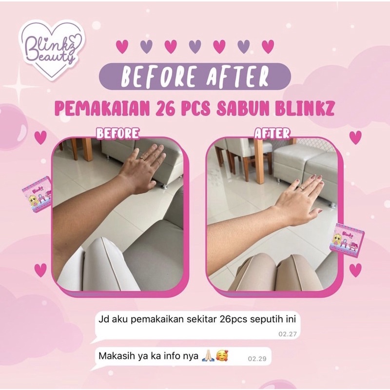 BLINK BLINKZ BEAUTY SOAP BPOM | BODYWASH SABUN PENCERAH PEMUTIH TUBUH BADAN WAJAH AMAN AMPUH ALAMI VIRAL