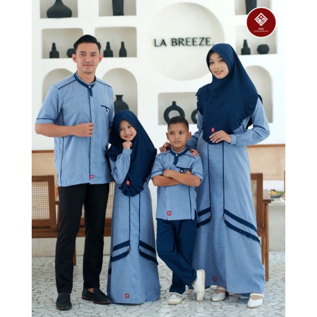 READY COUPLE KELUARGA GAMIS MARYAM & KOKO HISYAM ORIGINAL BY ANV