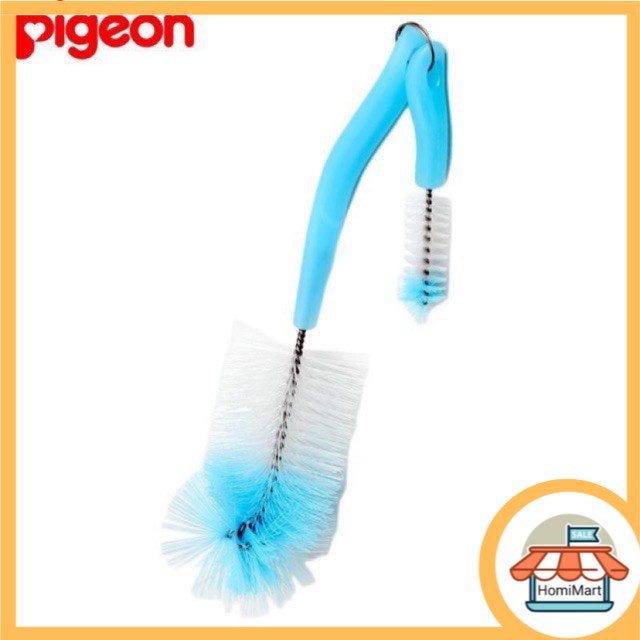 homimart I PIGEON 2in1 2 in 1 Bottle &amp; Nipple Brush / Sikat Pembersih Botol