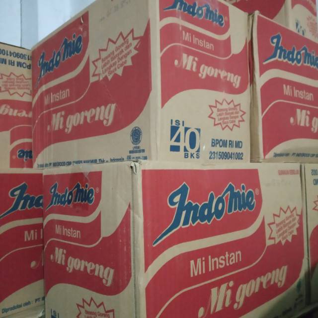 

Indomie Goreng per karton