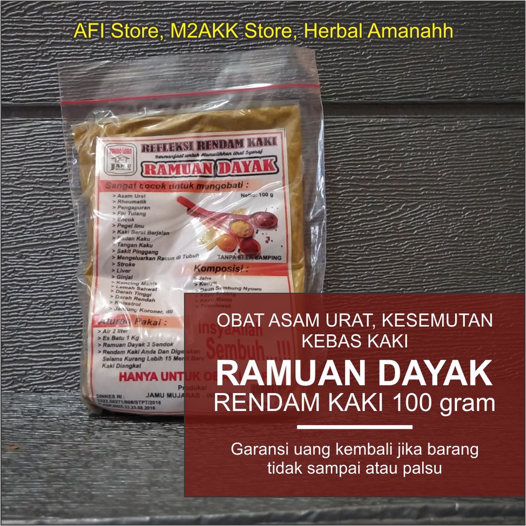 Obat Herbal Kaki Kebas Dan Saraf Kejepit Ramuan Dayak Rendam Kaki Shopee Indonesia