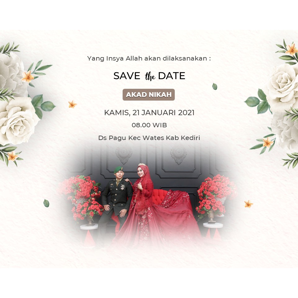 Undangan Digital Video Pernikahan Cantik Rustic 02