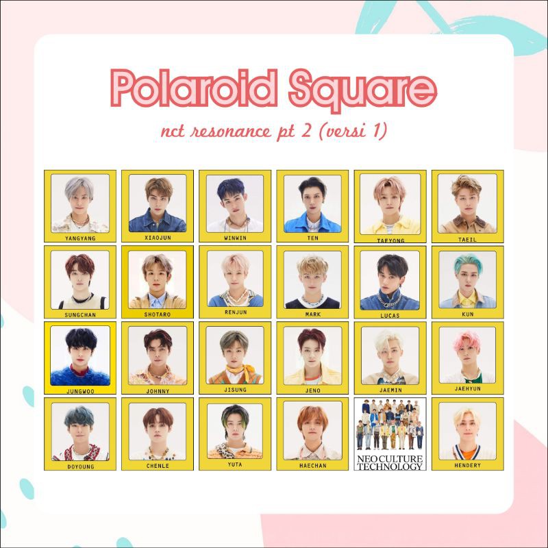 Polaroid Square NCT Resonance pt2