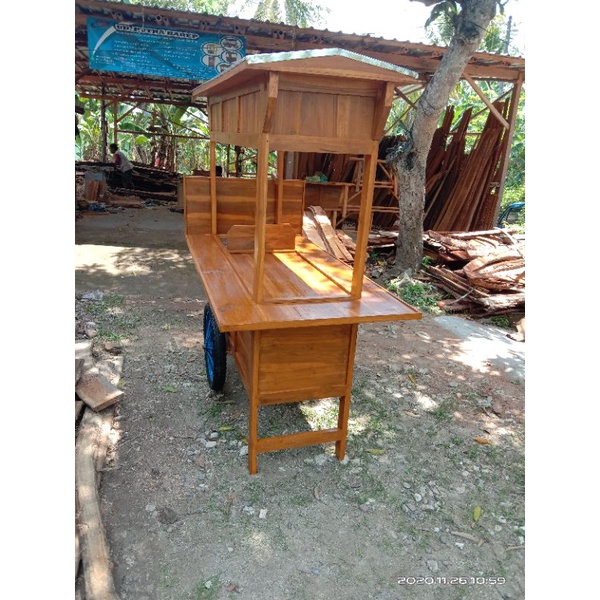 gerobak angkringan kayu Grosir