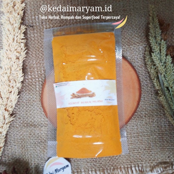 Jual Kunyit Bubuk Asli Murni Kunyit Powder Gram Gr Indonesia