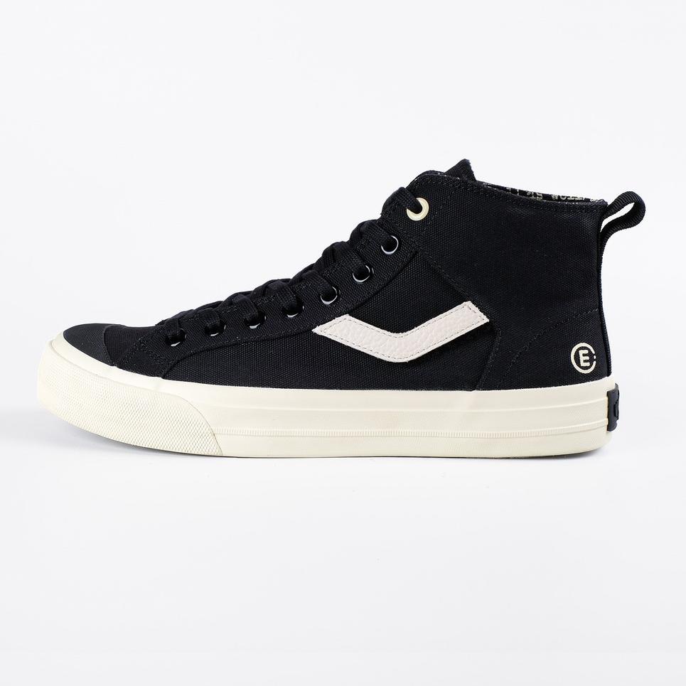 PRODUK TRENDVentela x Evil x Papa Gading High Low Black Natural Sepatu Vantella Ventella Termurah S