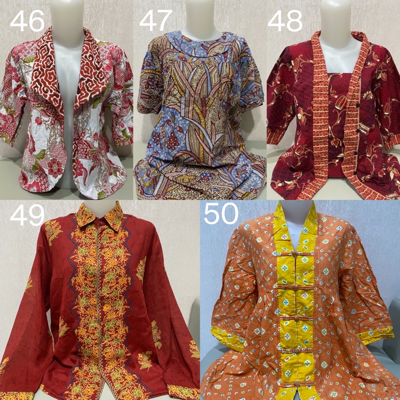Blouse Batik Wanita Branded Preloved New #002