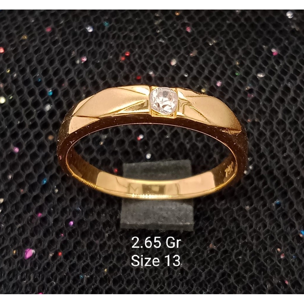 Cincin Emas 17 K - Toko Emas Gajah Online - 2.65 Gr - 2679