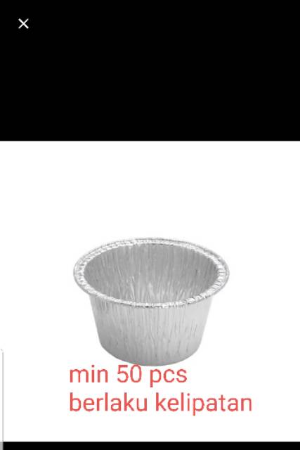 

Almunium foil cup 60 ml/almunium foil cup eggtart/ almunium foil tray/ almunium kotak