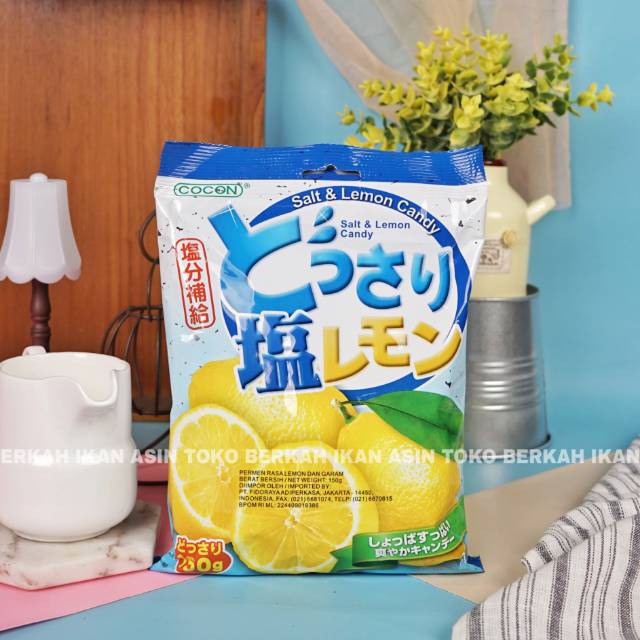 

COCON Salt & Lemon Candy / Permen Rasa Lemon dan Garam 150gr