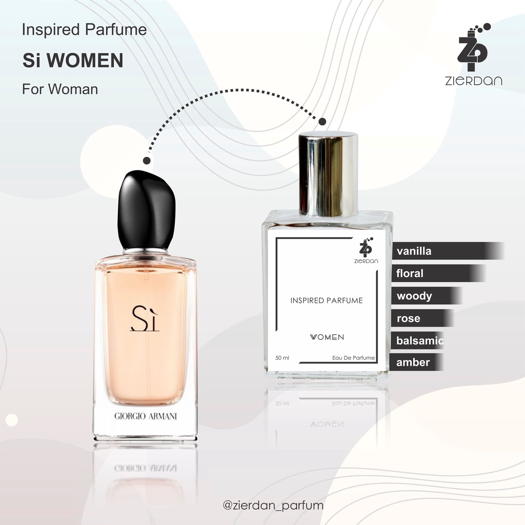 Zierdan Inspired Parfum Si Women Parfume Farfum Minyak Wangi Tahan Lama Wanita Cewek