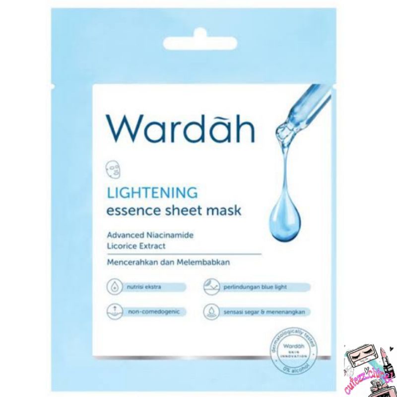 ☃️Cutezz_Ching1☃️Wardah Lightening SuperSerum Mask 20 ml