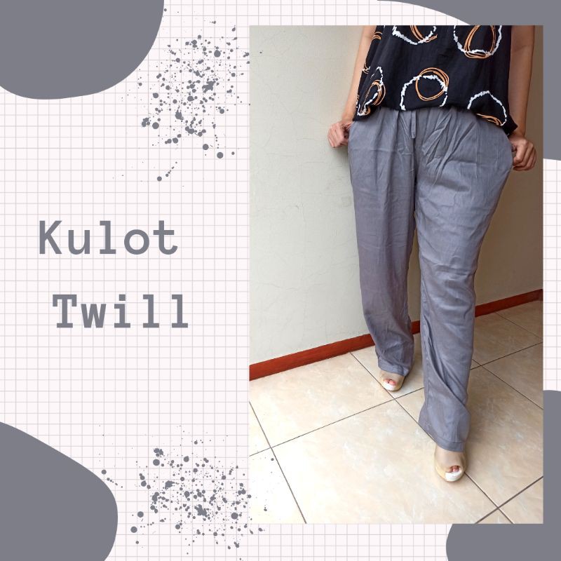 Celana kulot Rayon / Rayon pants /celana polos / Celana rayon