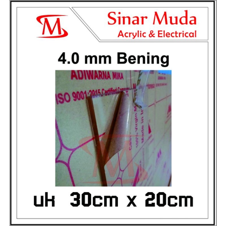 Akrilik Lembaran 4mm Bening - Mika Acrylic Murah