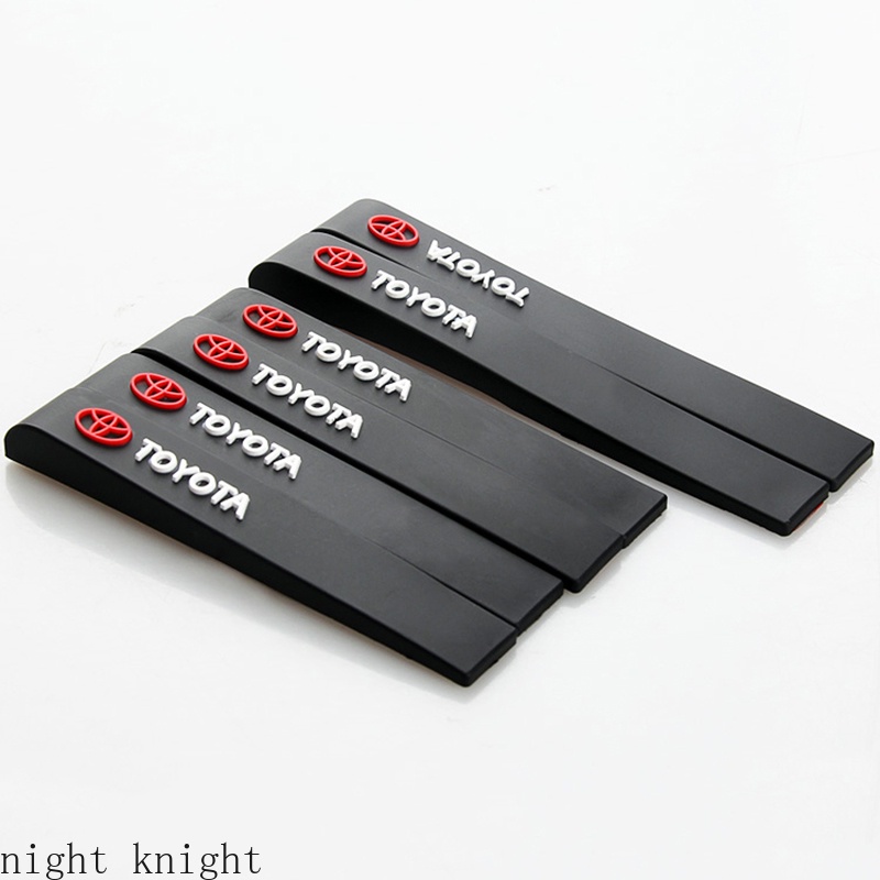 6pcs / Set Stiker Strip Karet Pelindung Pinggiran Pintu Mobil Toyota Anti Tabrakan