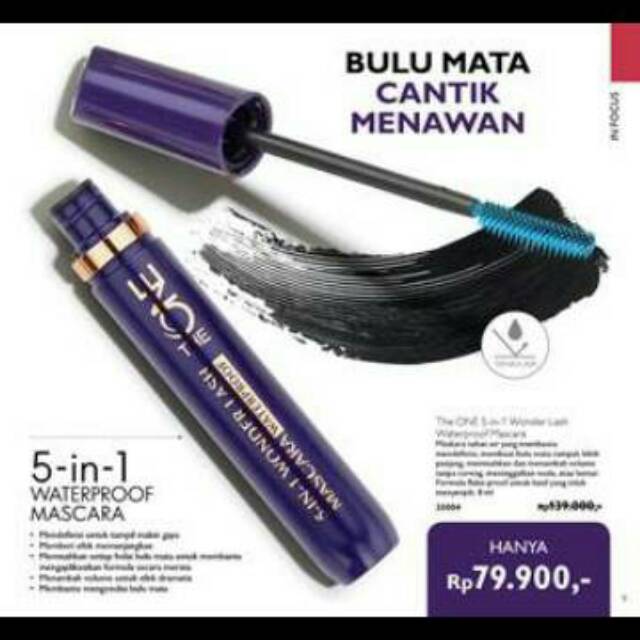 The ONE 5in1 wonder lash Waterproof mascara ORIFLAME