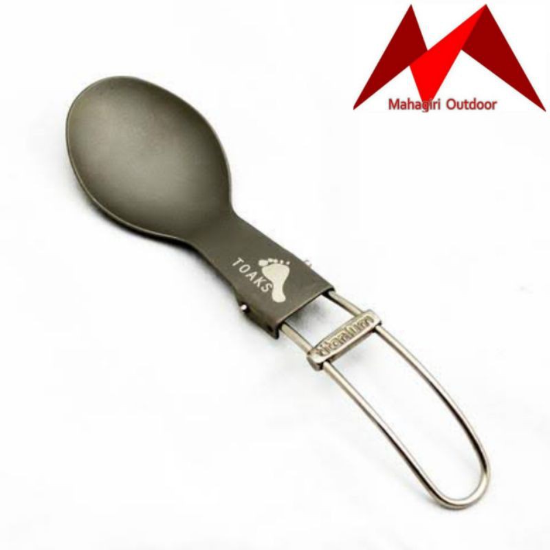 Toaks titanium folding spoon sendok lipat ultralight camping outdoor