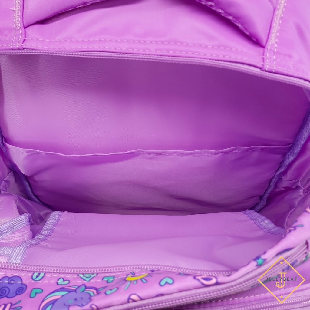 Tas Ransel Import Smiggle - Senior Purple Unicorn