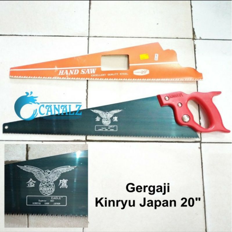 Gergaji Gobet Kinryu Eagle Japan 20" 22" - Gergaji Tukang Kayu Gobet