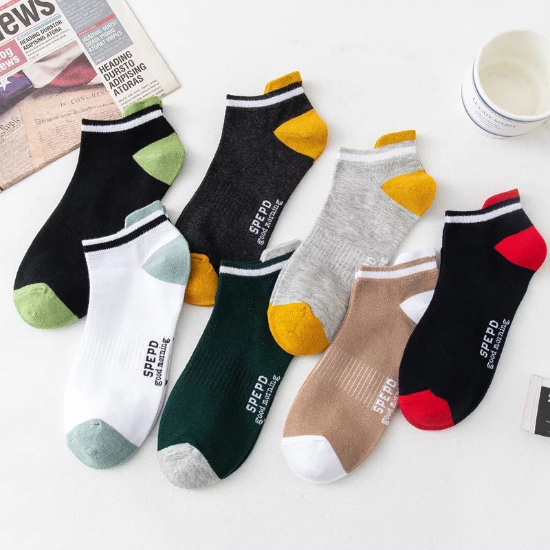 Highland Kaos Kaki Pria Wanita Bahan Nyaman Anti Slip Kaos Kaki Unisex Kasual Kaos Kaki Pendek Olahraga Sport Socks KK02