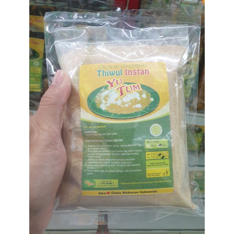 

tiwul / nasi instan YU TUM bubuk halus 500gr