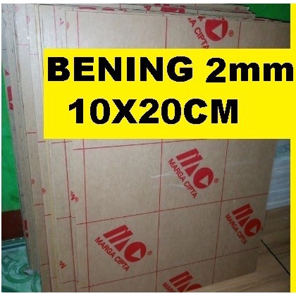 

Acrylic - Akrilik - Bening merk MARGA CIPTA tebal 2mm ukuran 10x20cm