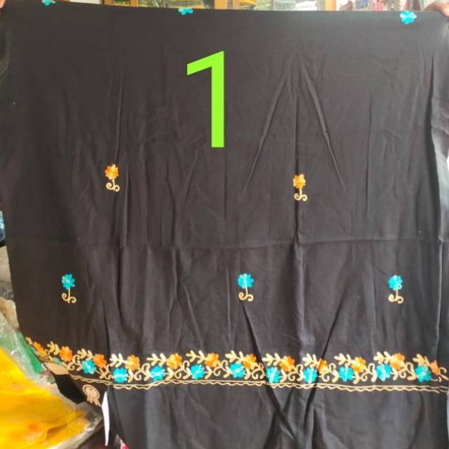 Sorban kashmiri sulam rajutan bahan woolmark bulu domba pilihan original import India