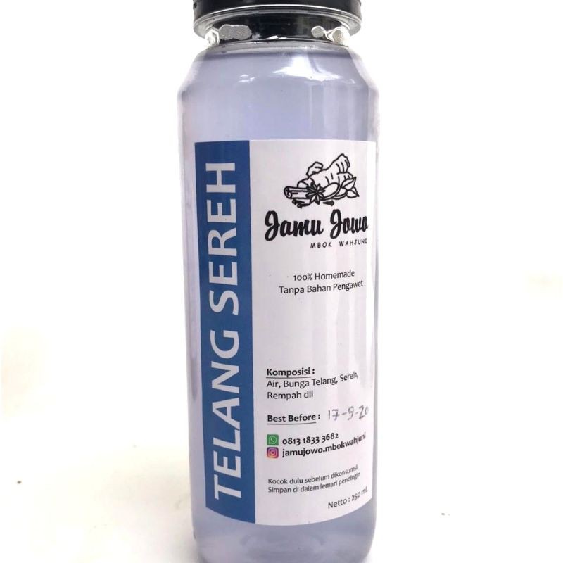 

Jamu Telang Sereh Botolan 250 mL (gojek & grab only)