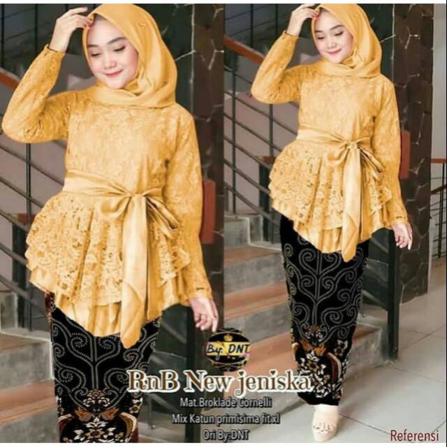Rnb New Jeniska Setelan Kebaya Batik