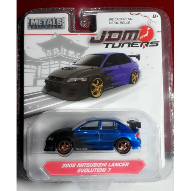 Jada Mitsubishi Lancer Evo biru