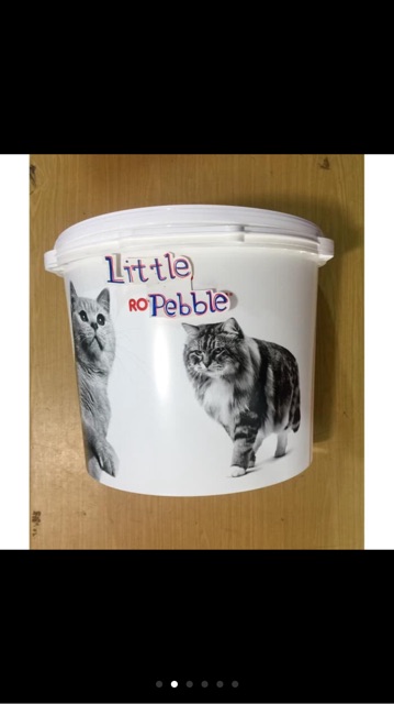 HalfMoon Container Royal Canin Tempat Makan Anjing Kucing Plastik Putih