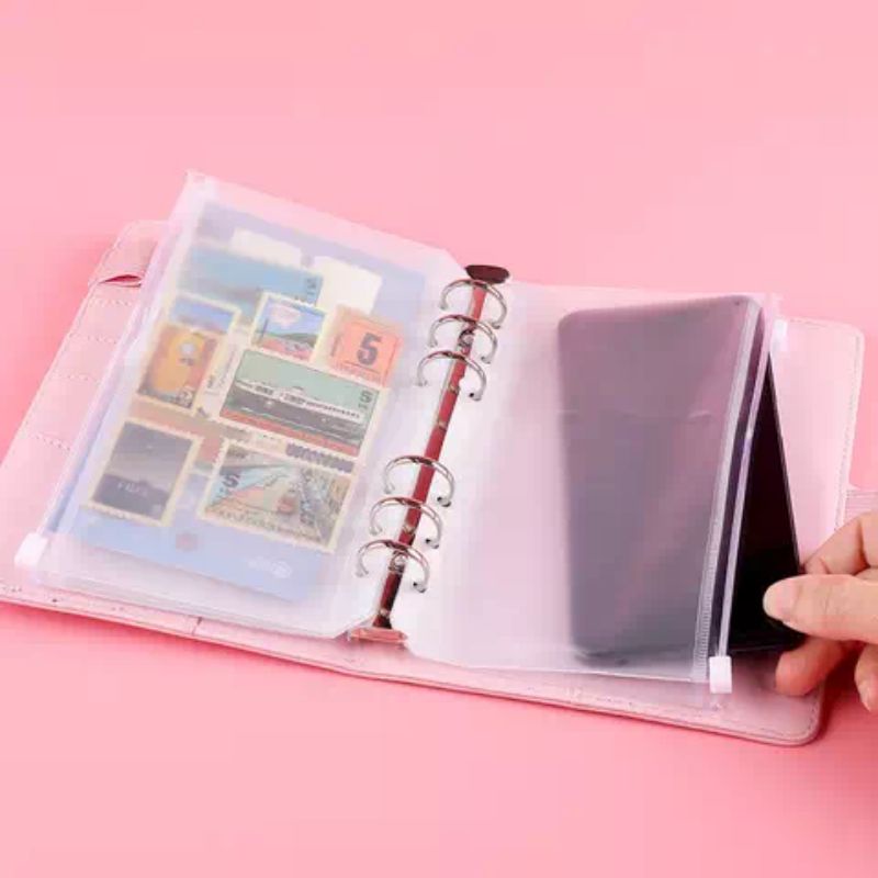 

Ziplock binder a6 . cash envelope