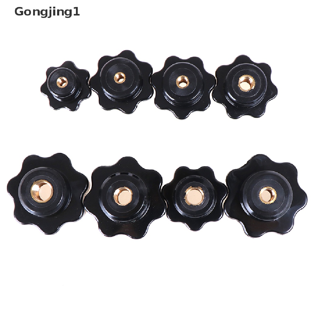 Gongjing1 M5 / M6 / M8 / M10 / M12 Female Thread Seven Star Knob Clamping