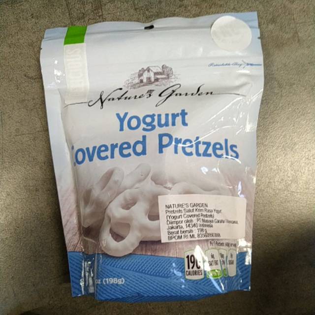 

nature's garden yogurt covered pretzels 198gr impor USA