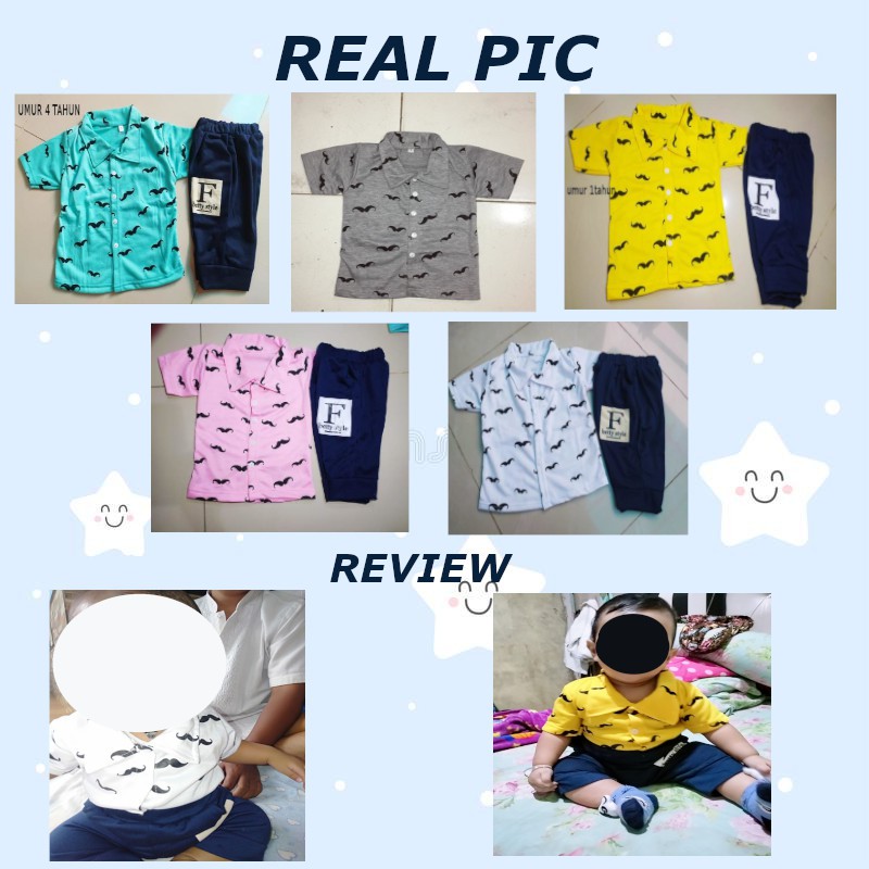 VISION ONLINE-MISLEM KUMIS KIDS / SETELAN BAJU ANAK LAKI LAKI 3-4 TAHUN/SETELAN BAJU KAOS ANAK COWOK