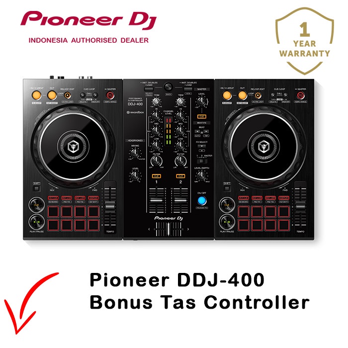 {suhadistore} Pioneer DDJ-400 2-channel rekordbox DJ controller DDJ400 Diskon
