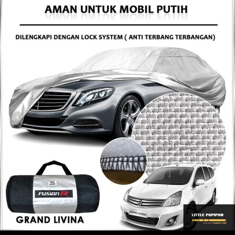 Sarung Mobil Putih GRAND LIVINA Fusion R Waterproof