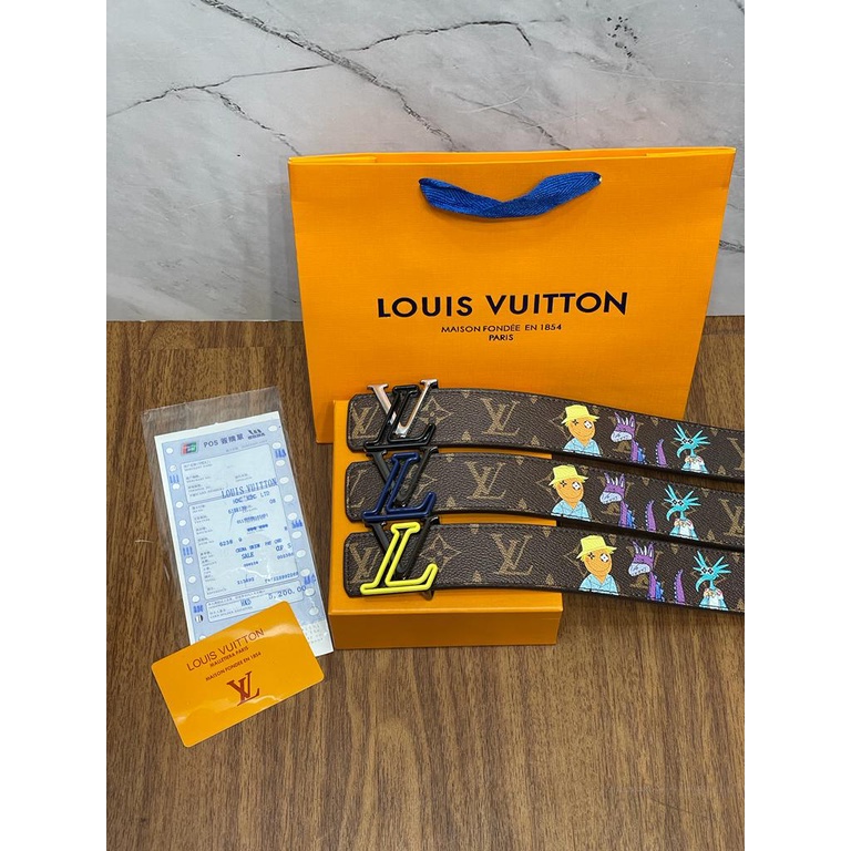 BELT / GESPER / IKAT PINGGANG WANITA IMPORT FASHION / LV MONO PRINT COLOUR