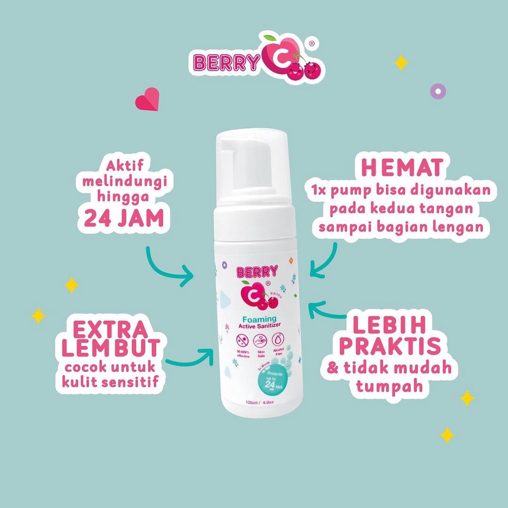 BerryC Active Sanitizer Foaming 60ml