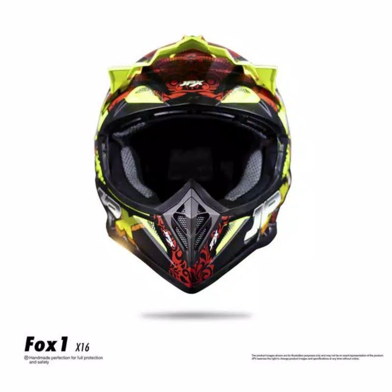Helmet cross jpx x16 snack yellow