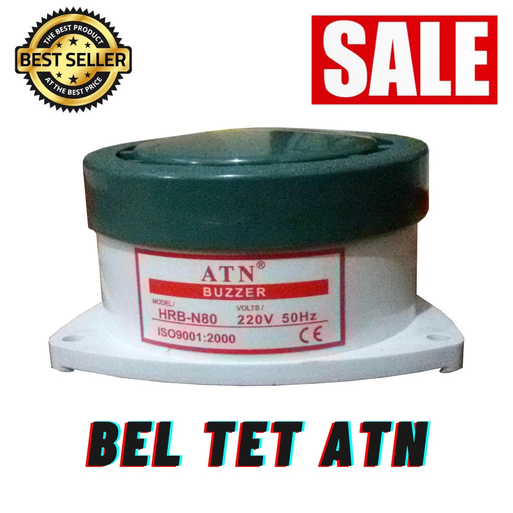 Bell TET ATN/Alarm Buzzer/Bel Listrik HRB-N80