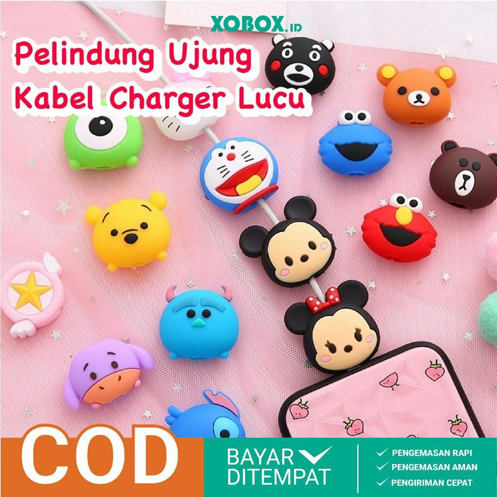 Pelindung Ujung Kabel Charger Karakter 3D Lucu Protector USB Cable AH076 - XOBOX