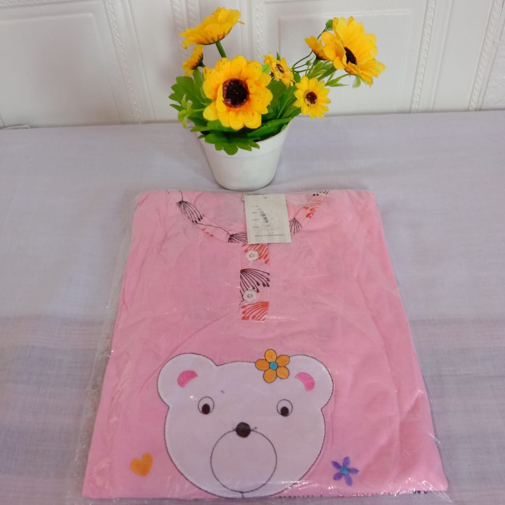 3/4 Standar Starlie - Setelan Termurah Baju Tidur Piyama Wanita Bahan Kaos 3/4 Standar L-XL Merk Starlie Baju Lengan Pendek Celana Pendek-3