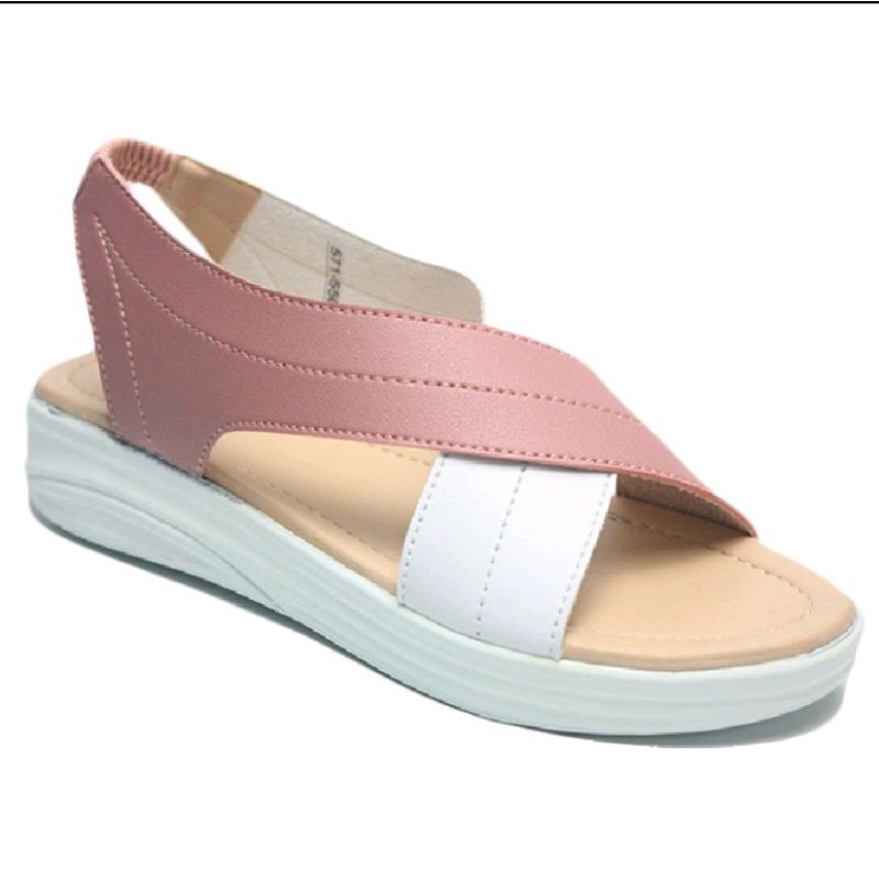 Dr. Kevin Sandal Treples Wanita Women Flat Sandals 571-550 Salem/