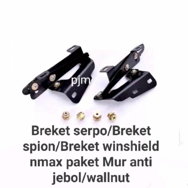 Breket Serpo + Mur Anti Jebol Nmax Old 2015-2019/Nmax New 2020-2021