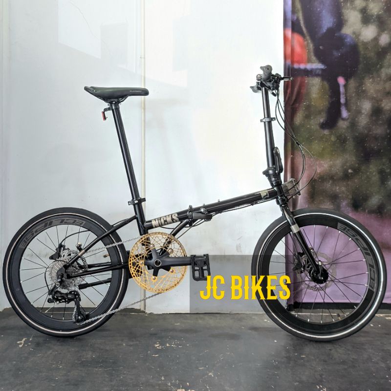 Sepeda Lipat Element Nicks 2022 20 Inch 451 Chromoly 10 Speed, JANGKRIK
